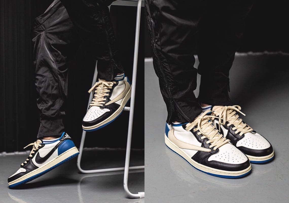 Hinh anh 6: Review giay:Air Jordan 1 Low fragment Travis Scott-Vi vua cua nam 2021