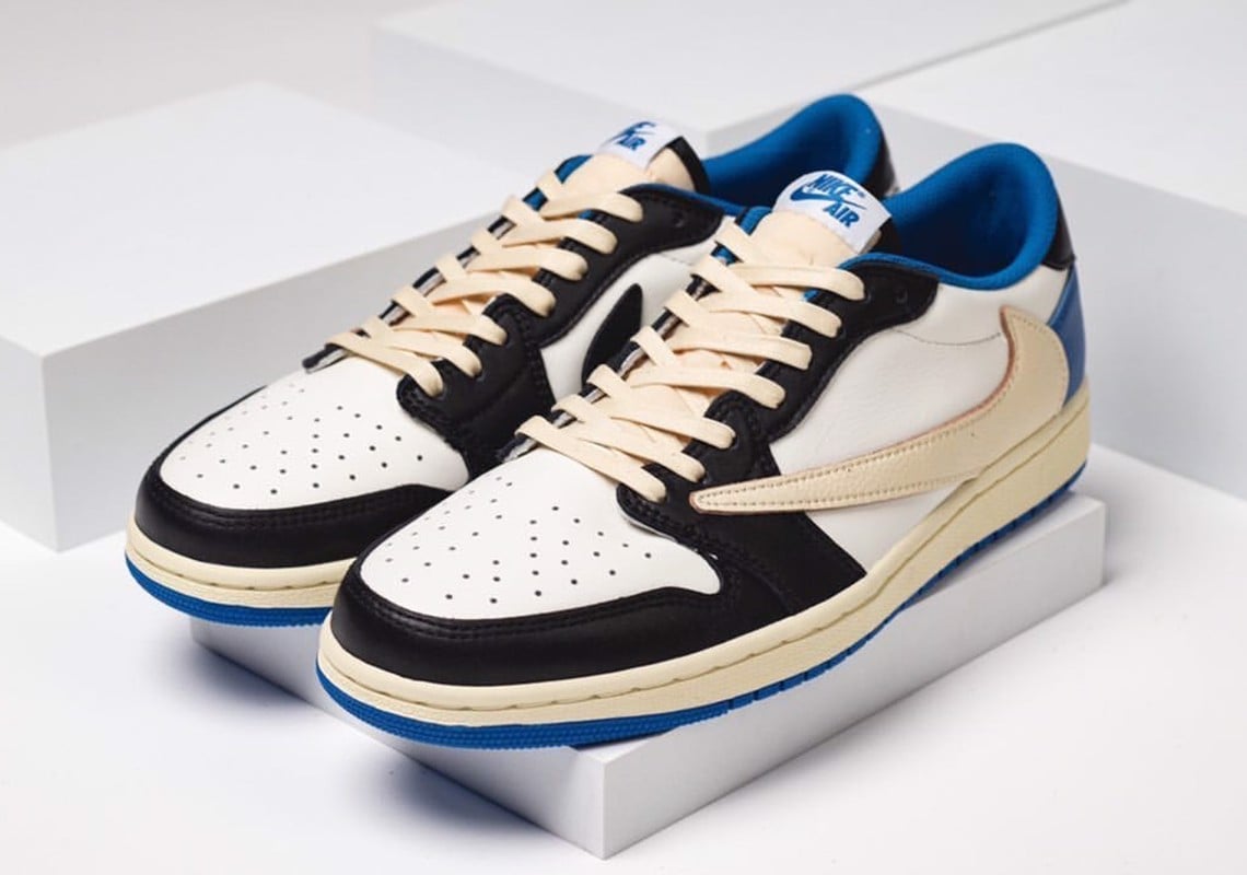 Hinh anh 2: Review giay:Air Jordan 1 Low fragment Travis Scott-Vi vua cua nam 2021