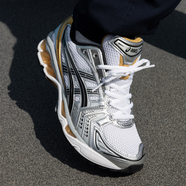 Giày Asics Gel Kayano 14 'White Pure Gold' 1201A019-102 - Ảnh 5
