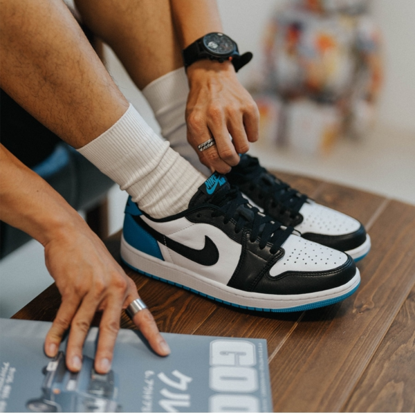 Giày Nike Air Jordan 1 Retro Low OG 'Powder Blue' CZ0790-104 - Ảnh 3