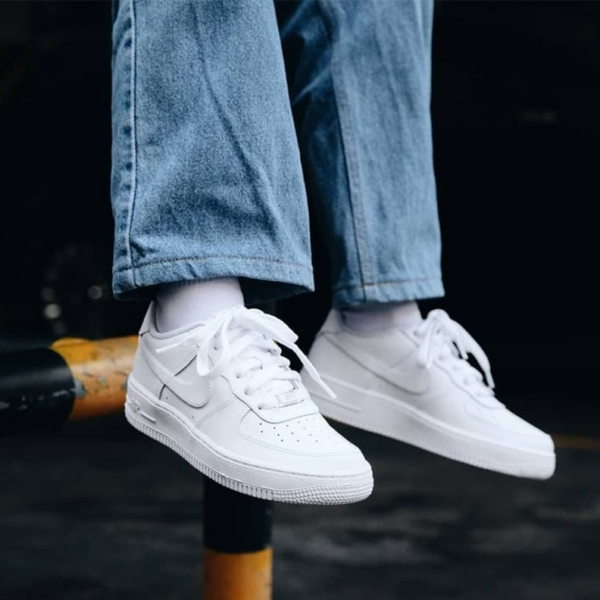 Giày Nike Air Force 1 LE GS 'Triple White' DH2920-111 - Ảnh 5