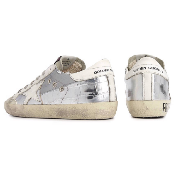 Giày Golden Goose Supperstar 'Silver' GWF00271 F002489 70160 - Ảnh 4