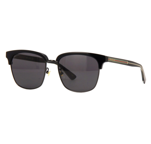 Kính Gucci Grey Square Men's Sunglasses GG0382S-001 - Ảnh 2