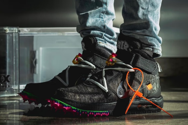 Giày Nike x Off-White Air Force 1 'Black' DO6290-001 - Ảnh 3