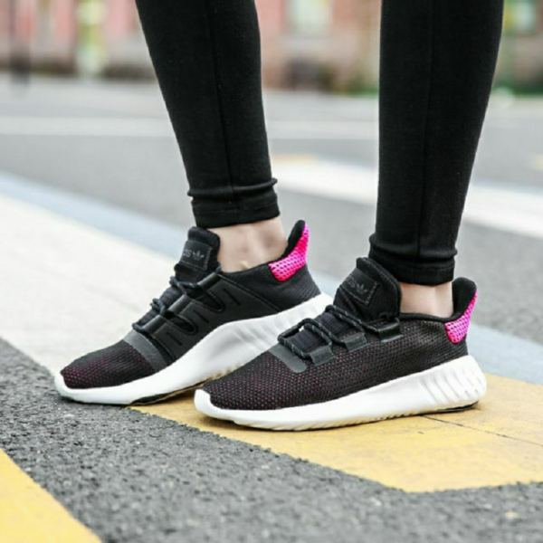 Giày Adidas Wmns Tubular Dusk 'Black Shock Pink' AQ1198 - Ảnh 5