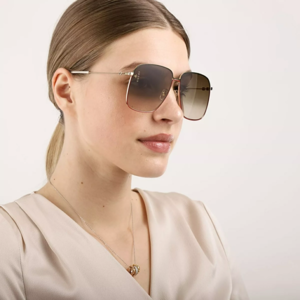 Kính Gucci Brown Oversized Ladies GG0394S-003 - Ảnh 2