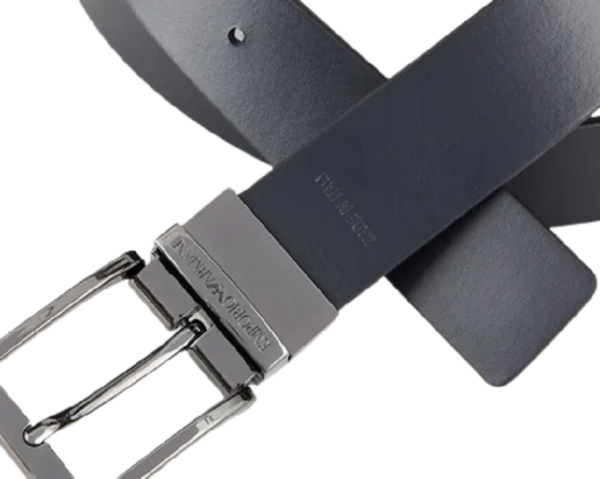 Thắt Lưng Giorgio Armani Reversible Leather Belt 'Black' Y4S426YTU5J188045 - Ảnh 2