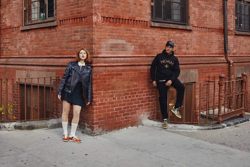 Noah và họa tiết da hổ báo trên adidas Gazelle