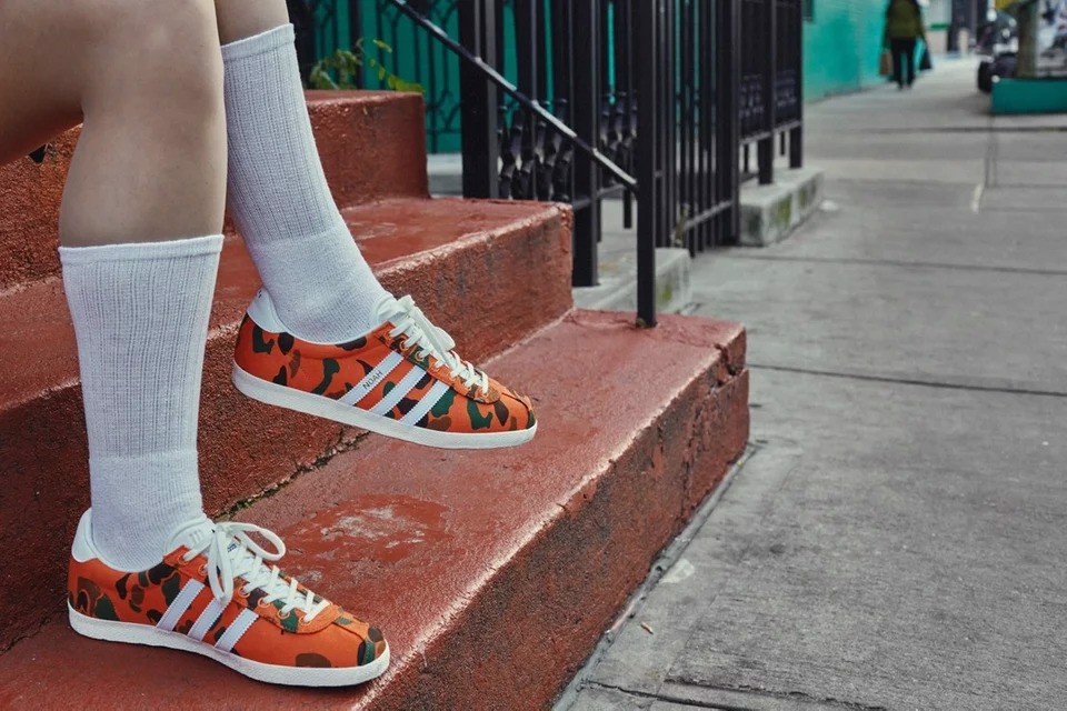 Noah và họa tiết da hổ báo trên adidas Gazelle