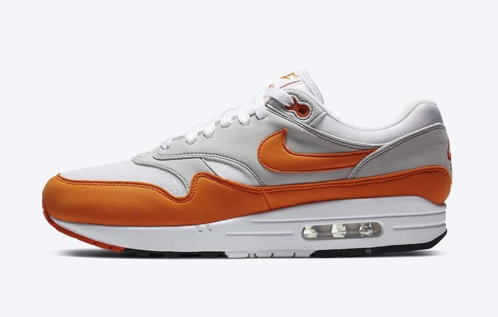 Màu cam nóng bỏng cùng Nike Air Max 1 ‘Magma Orange’ Hinh anh 2: Mau cam nong bong cung Nike Air Max 1 ‘Magma Orange’