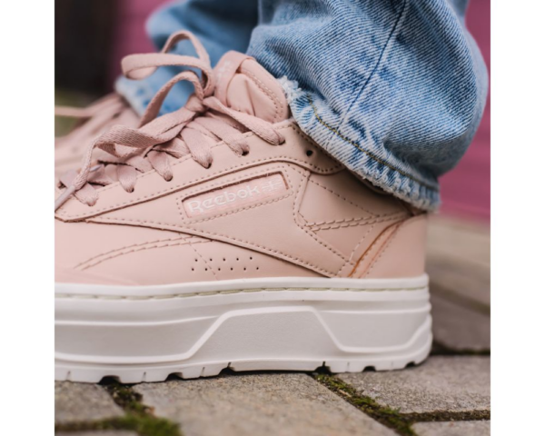 Giày Reebok Club C Double Geo 'Soft Ecru' H69145 - Ảnh 2