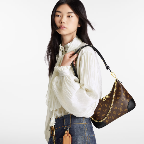 Túi Louis Vuitton Boulogne Monogram Canvas Black M45831 - Ảnh 2