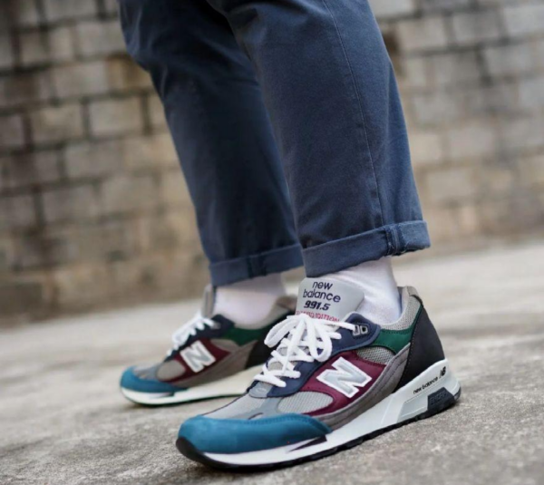 Giày New Balance 991.5 Made In England 'Grey Blue'  M9915SPK - Ảnh 8