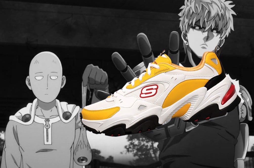 thuong-hieu-skechers-ra-mat-bst-giay-collab-cung-one-punch-man-thoi-trang-cua-cong-nghe-moi