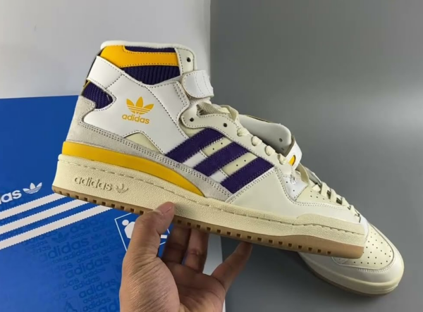 Giày Adidas Forum 84 High Collegiate Purple Collegiate Gold GX9054 - Ảnh 9