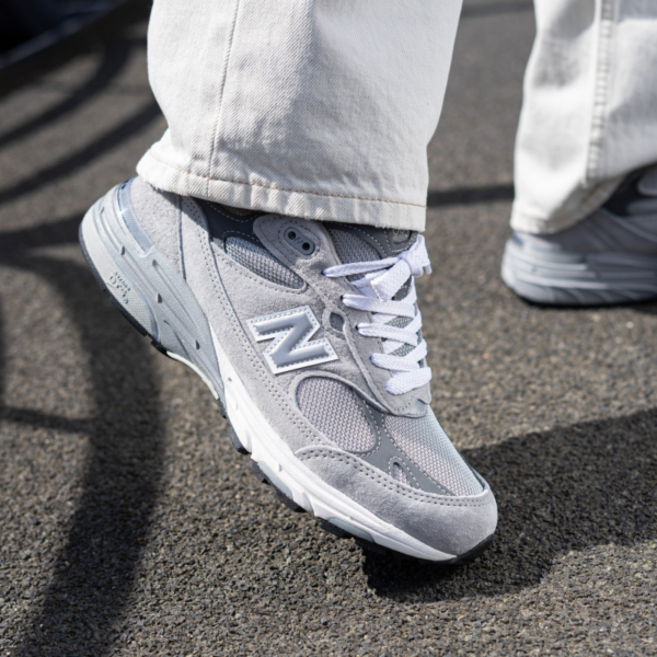 Giày New Balance 993 Made in USA 'Grey White' MR993GL - Ảnh 5