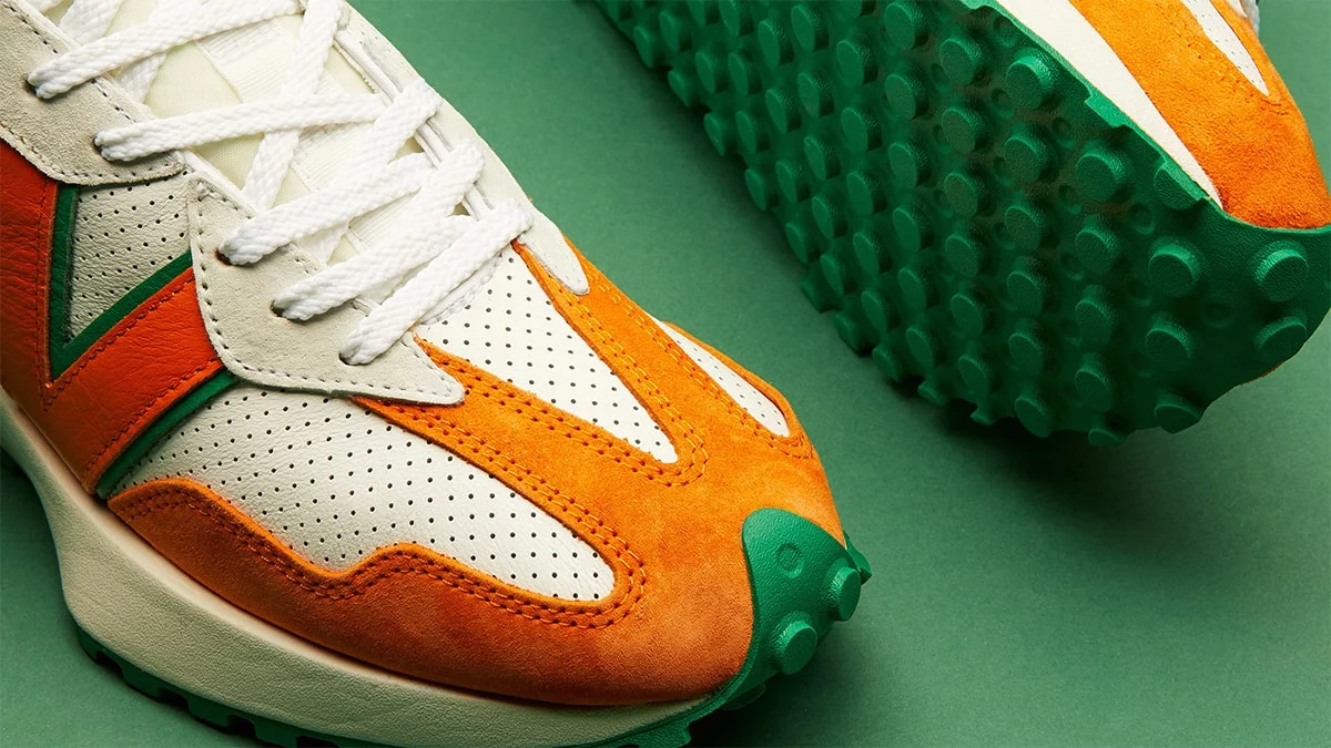 Hinh anh 3: Review giay: New Balance 327 x Casablanca: Nguoi di dau cua xu the