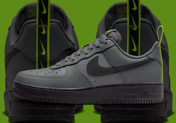 Giày Nike Air Force 1 Low '07 'Iron Grey Volt Black' DZ4510-001 - Ảnh 3
