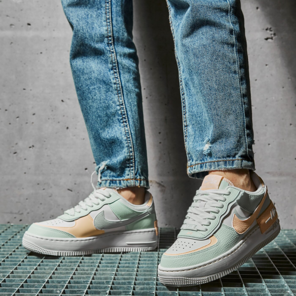 Giày Nike Wmns Air Force 1 Shadow 'Barely Green Crimson Tint' CU8591-104 - Ảnh 2