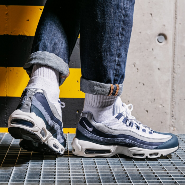 Giày Nike Air Max 95 Navy Grey White DC9412-400 - Ảnh 2