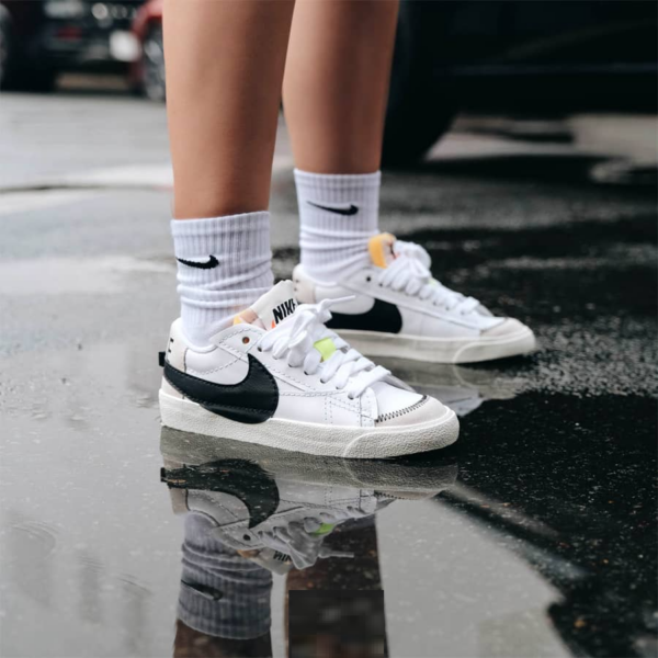 Giày Nike Blazer Low Jumbo 'White Black' DQ1470-101 - Ảnh 5