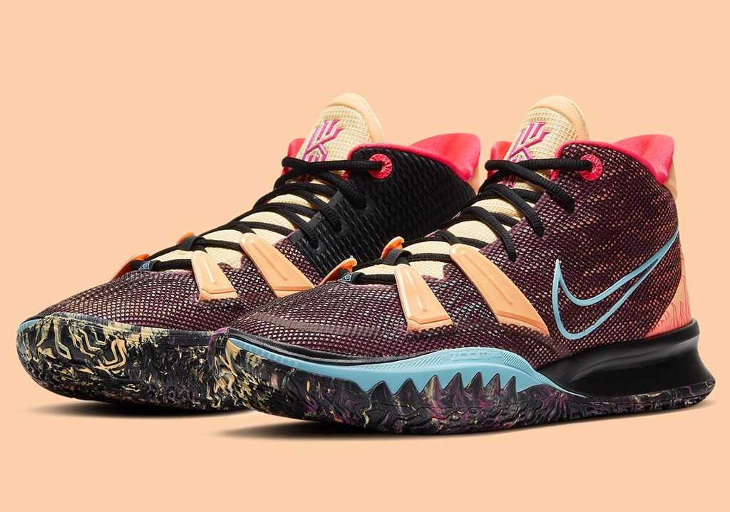 Nike Kyrie 7 “Soundwave” lấy cảm hứng từ bản collab của Tavis Scott Cactus Jack Hinh anh 1: Nike Kyrie 7 “Soundwave” lay cam hung tu ban collab cua Tavis Scott Cactus Jack