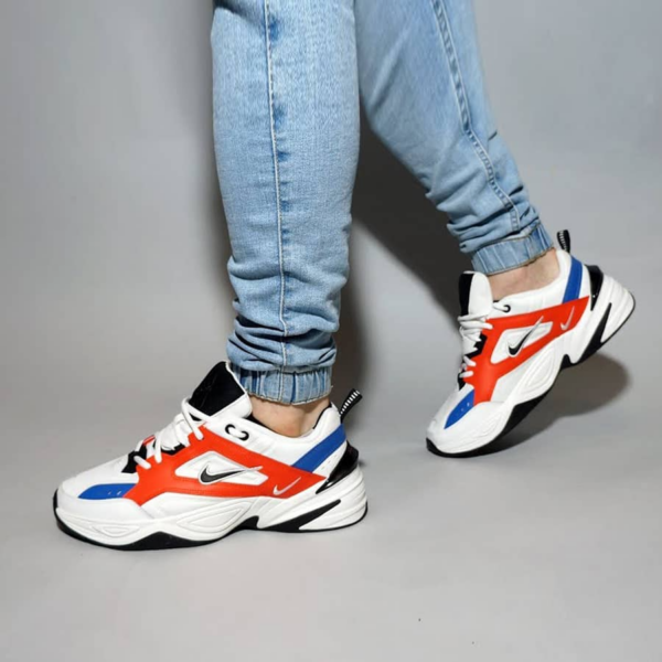 Giày Nike M2K Tekno White 'Black Orange' AO3108-101 - Ảnh 9