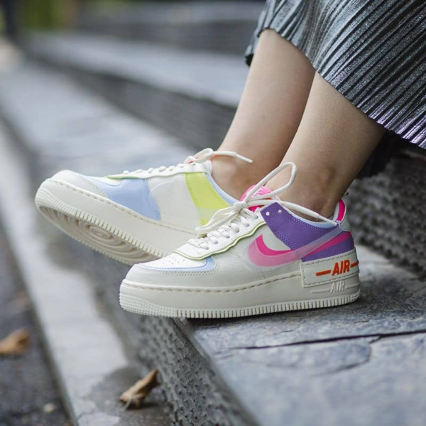 Giày Nike Wmns Air Force 1 'Shadow Beige' CU3012-164 - Ảnh 4
