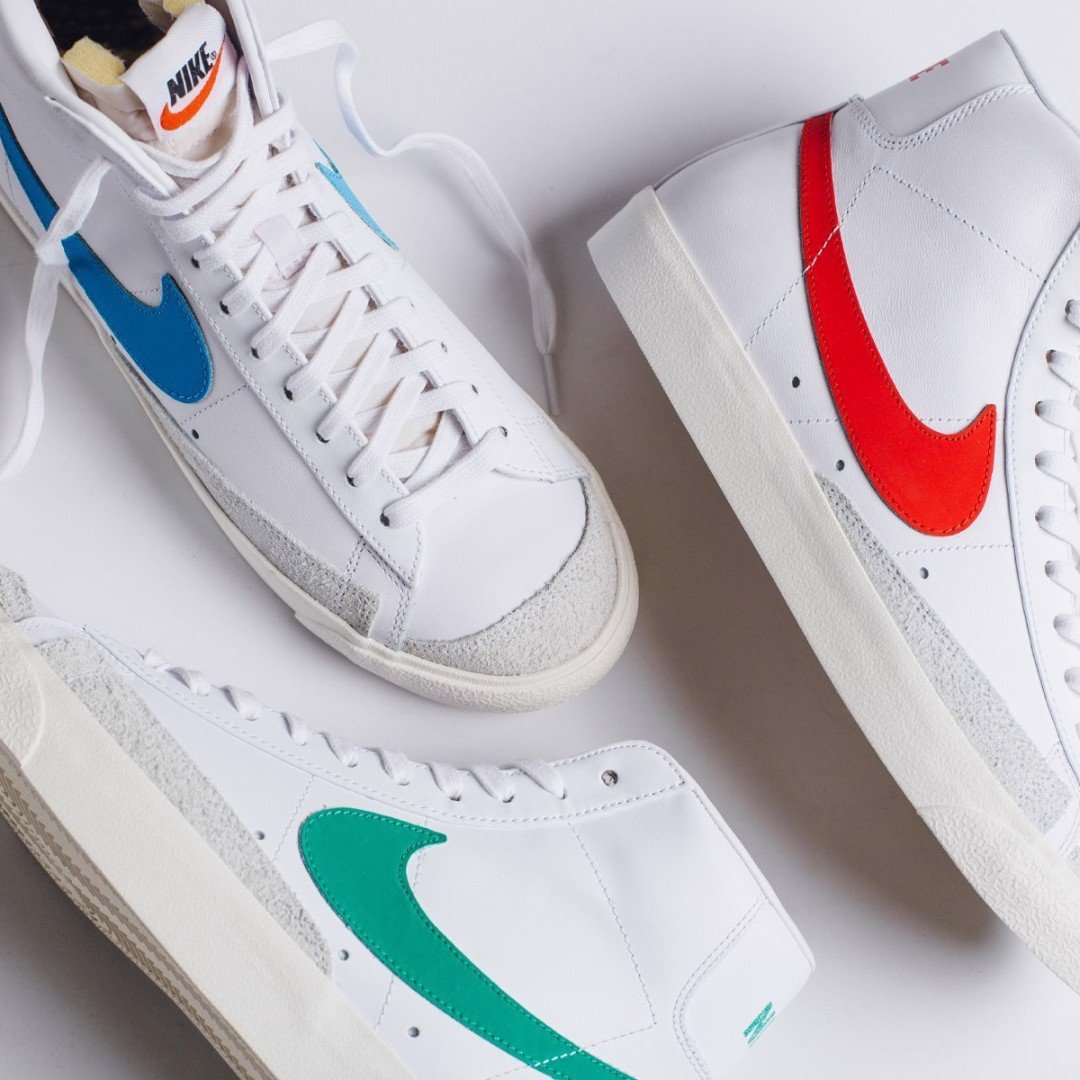 Nike Blazer Mid '77 Jumbo “White/Green” tro thanh mau sac noi bat nhat cua nam nay