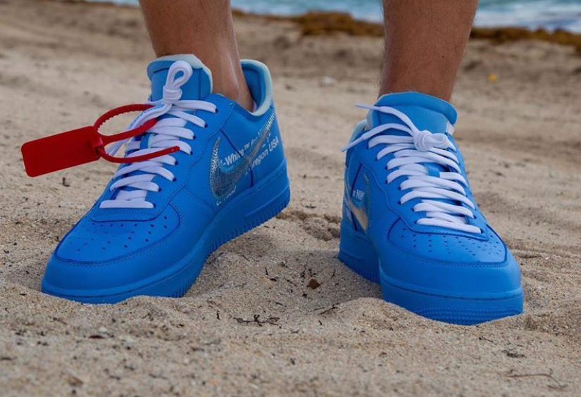 Legit check: Hướng dẫn cách phân biệt Off-White x Nike Air Force 1 MCA University Blue Real và Fake Hinh anh 1: Legit check: Huong dan cach phan biet Off-White x Nike Air Force 1 MCA University Blue Real va Fake