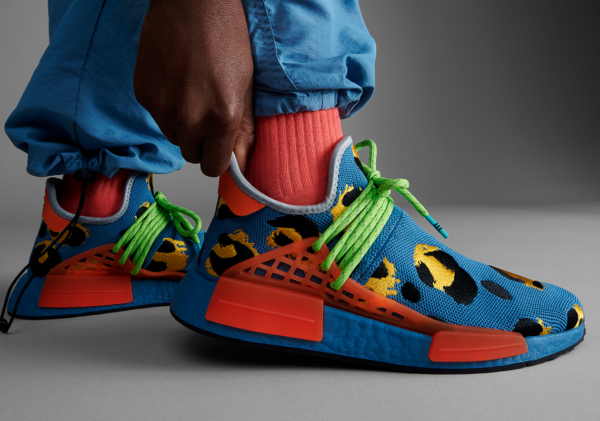 Giay Adidas NMD Hu Pharrell 'Animal Print Altered Blue' HP3220