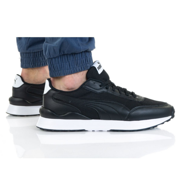 Giày Puma R78 FUTR Decon Black White 374896-02 - Ảnh 4