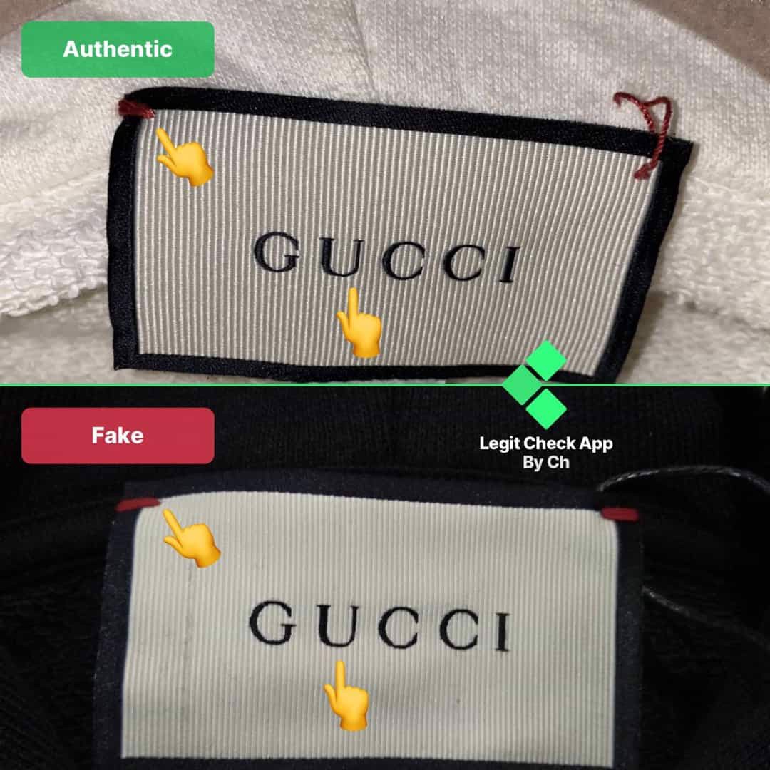 Legitcheck: Cách phân biệt Gucci Hoodie real và fake Hinh anh 4: Legitcheck: Cach phan biet Gucci Hoodie real va fake