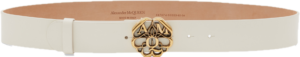 Thắt Lưng Alexander McQUEEN Seal Logo 'Ivory' 6870741BRCF9210