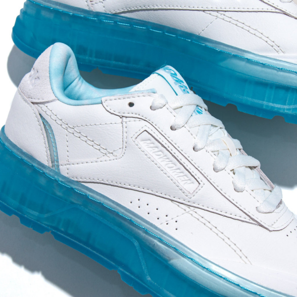 Giày Reebok MadWomen x Wmns Club C Double Geo 'Chalk Hydro Blue' GY8056 - Ảnh 4