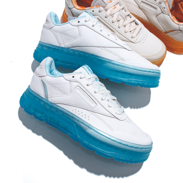 Giày Reebok MadWomen x Wmns Club C Double Geo 'Chalk Hydro Blue' GY8056 - Ảnh 5