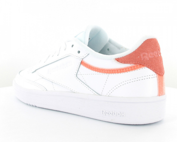 Giày Reebok Club C 85 Trim Leather 'White-Snowy Grey' BS9606 - Ảnh 3