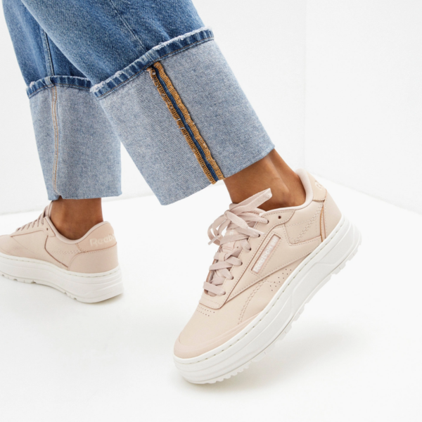 Giày Reebok Club C Double Geo 'Soft Ecru' H69145 - Ảnh 5