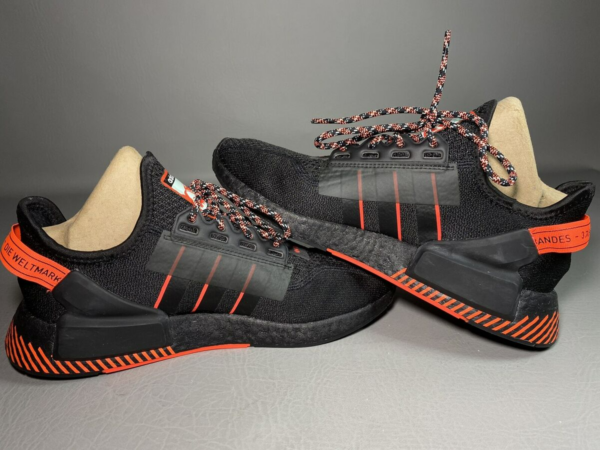 Giày Adidas NMD R1 V2 'Black Solar Red' FW6409 - Ảnh 8