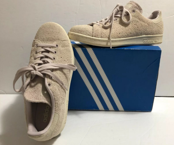 Giày Adidas Stan Smith Hairy Suede 'Ice Purple' S82258 - Ảnh 2