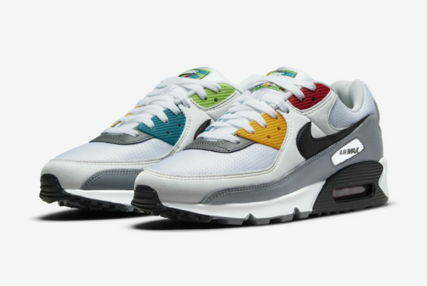 Giày Nike Air Max 90 'Peace Love Basketball' DM8151-100 - Ảnh 5