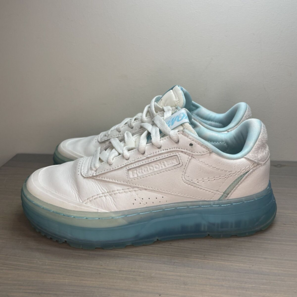 Giày Reebok MadWomen x Wmns Club C Double Geo 'Chalk Hydro Blue' GY8056 - Ảnh 6