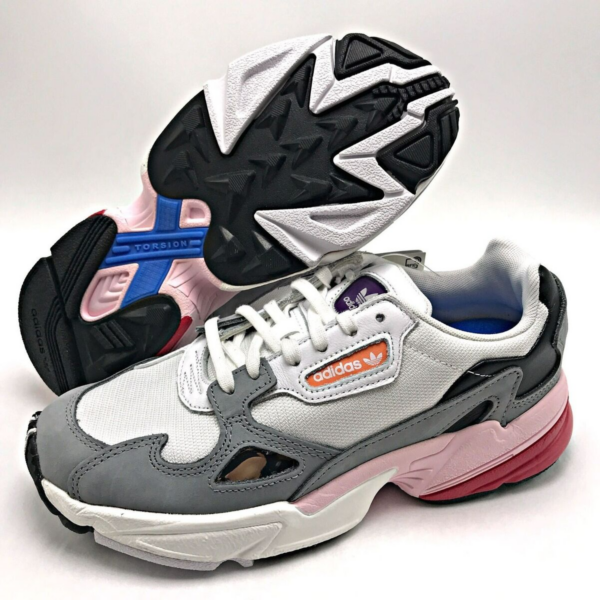 Giày Adidas Wmns Falcon 'White Grey' CG6214 - Ảnh 4