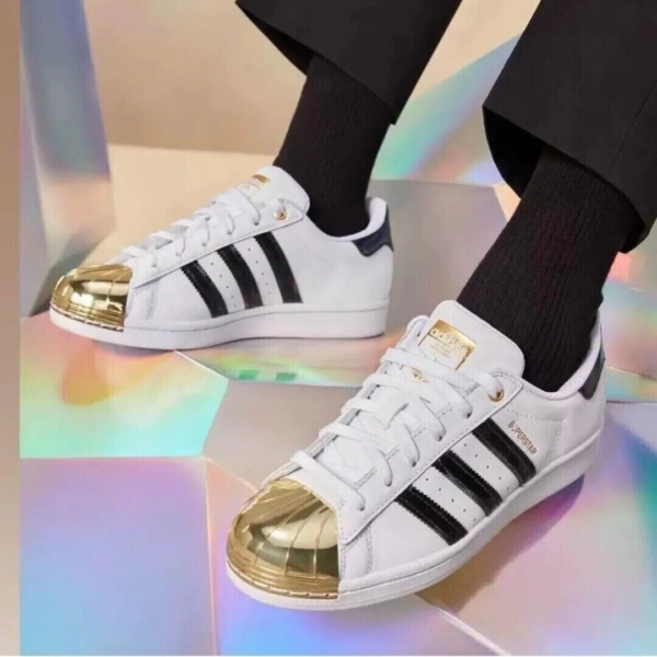 Giày Adidas SuperStar Metal Toe 'Gold Metallic' FV3310 - Ảnh 3