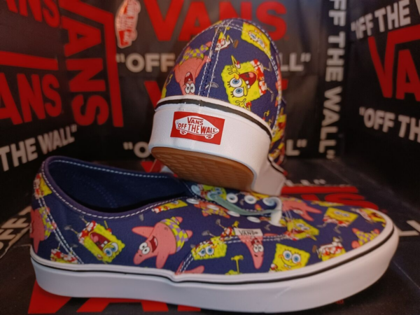Giày Vans SpongeBob SquarePants x ComfyCush Authentic 'AlohaBob' VN0A3WM7YZ1 - Ảnh 4