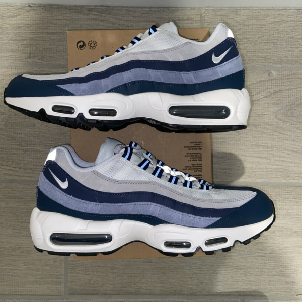 Giày Nike Air Max 95 Navy Grey White DC9412-400 - Ảnh 3