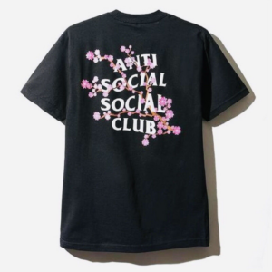 Alternative view of Áo Anti Social Social Club Blossom Black Tee