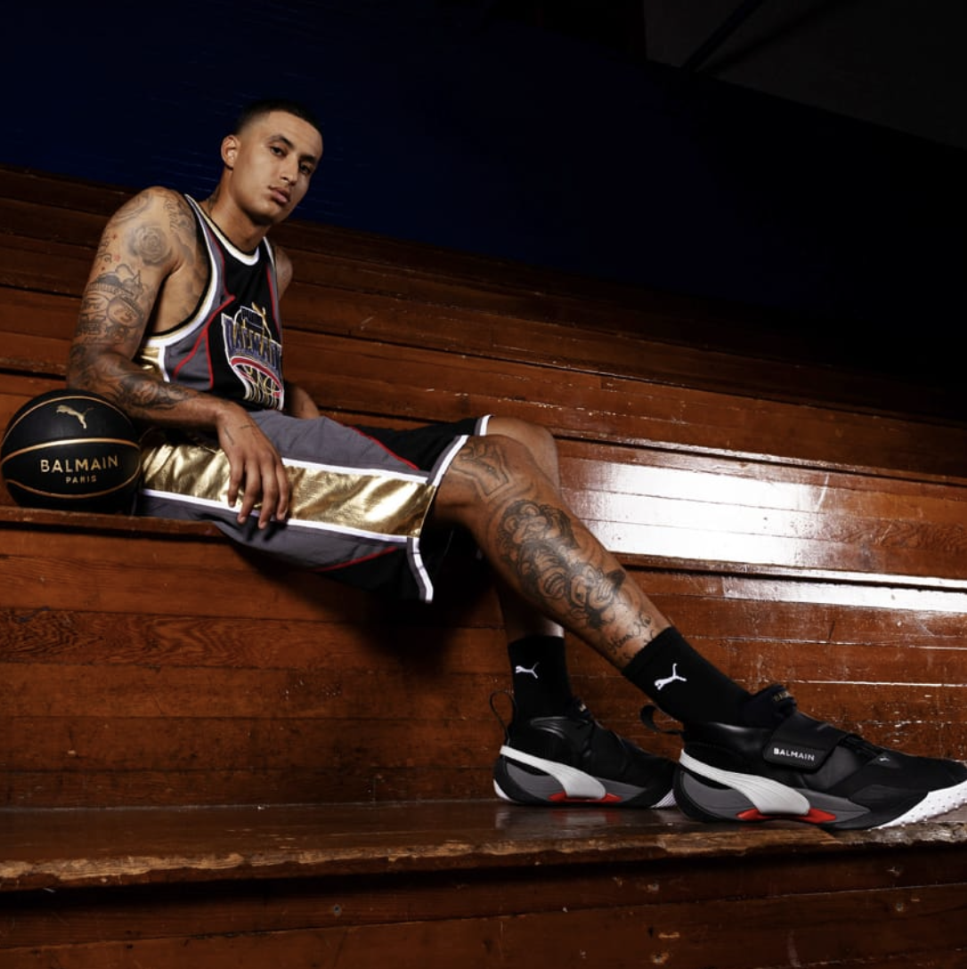 Balmain hợp tác cùng PUMA cho ra mắt mẫu giày bóng rổ đầy sang trọng Hinh anh 1: Balmain hop tac cung PUMA cho ra mat mau giay bong ro day sang trong