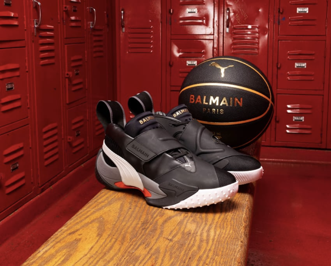 Balmain hợp tác cùng PUMA cho ra mắt mẫu giày bóng rổ đầy sang trọng Hinh anh 3: Balmain hop tac cung PUMA cho ra mat mau giay bong ro day sang trong