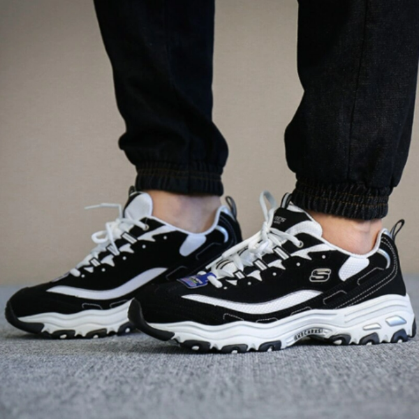 Giày Skechers D'Lites M 'Black' 52675-BKW - Ảnh 4